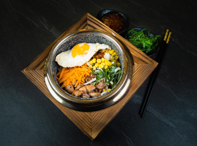 Bibimbap con Pollo