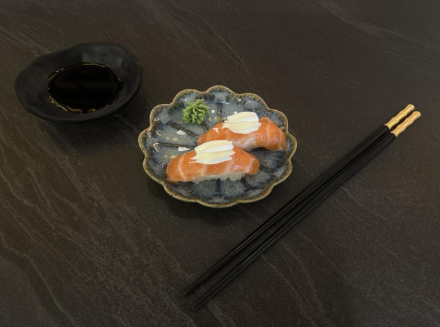 Nigiri Salmón con Queso